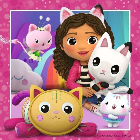 Gabby's Dollhouse 3 x 49 Piece Jigsaw Puzzle by Ravensburger - 4