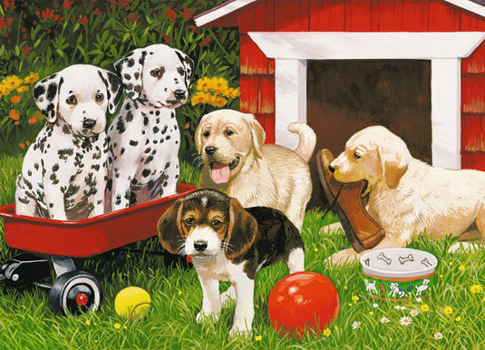Puppy Party 60 Piece Jigsaw Puzzle by Ravensburger - 2