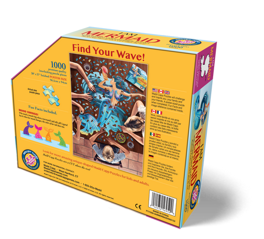 I Am Mermaid 1000 Piece Puzzle by Madd Capp Box Back