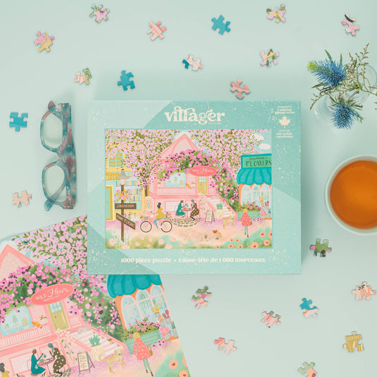 City in Bloom | 1000-Piece Puzzle for Adults | Designed in Canada by Ginger Deverell - 1