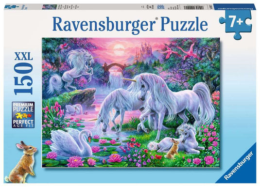 Unicorns in Sunset Glow 150 Piece XXL Jigsaw Puzzle by Ravensburger - 2