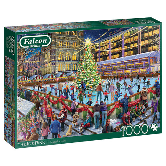 The Ice Rink 1000 Piece Jigsaw Puzzle by Falcon - 1