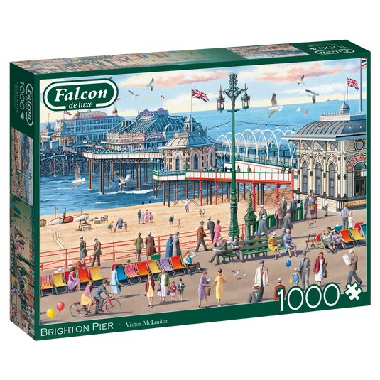 Brighton Pier 1000 Piece Jigsaw Puzzle by Falcon - 1