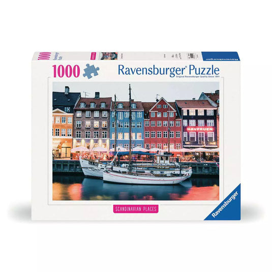 Copenhagen, Denmark 1000 Piece Jigsaw Puzzle by Ravensburger - 1