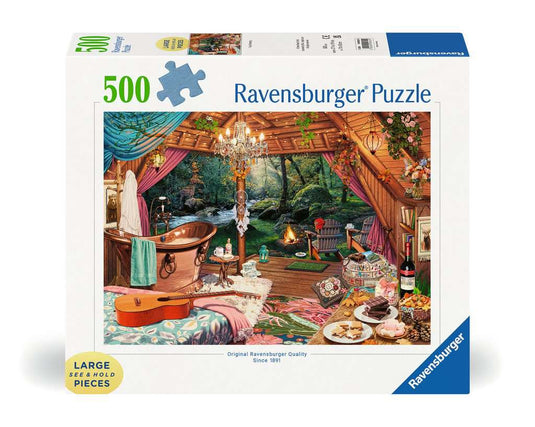 Cosy Glamping 500 Piece XL Jigsaw Puzzle by Ravensburger - 2
