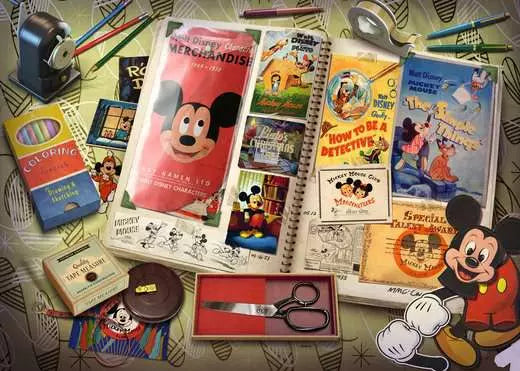 Mickey's Coll. Edtion (1950s) 1000 Piece Jigsaw Puzzle by Ravensburger - 2