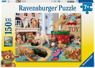 Little Paws Playtime 150 Piece Jigsaw Puzzle by Ravensburger - 1