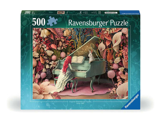 Rabbit Recital 500 Piece Jigsaw Puzzle by Ravensburger - 2