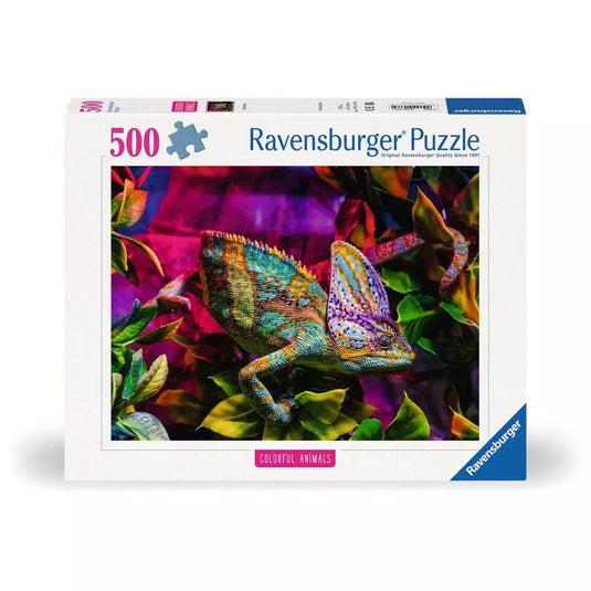Chameleon 500 Piece Jigsaw Puzzle by Ravensburger - 1