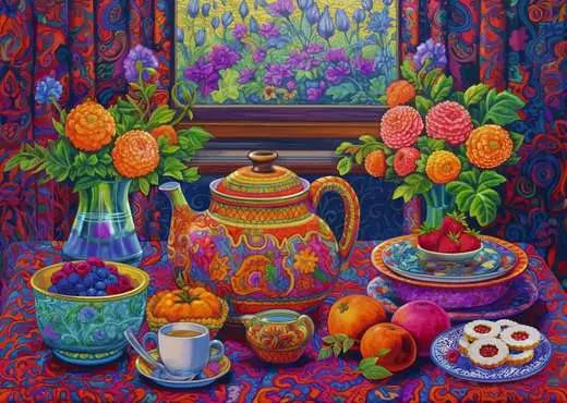 Time for Tea 300 Piece Jigsaw Puzzle by Ravensburger - 2