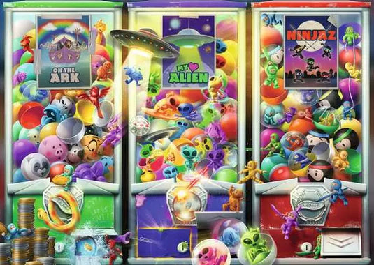 Animals, Aliens & Ninjas 1000 Piece Jigsaw Puzzle by Ravensburger - 2