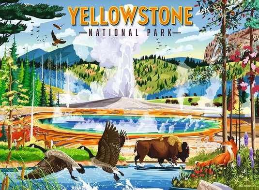 Yellowstone National Park 500 Piece Jigsaw Puzzle by Ravensburger