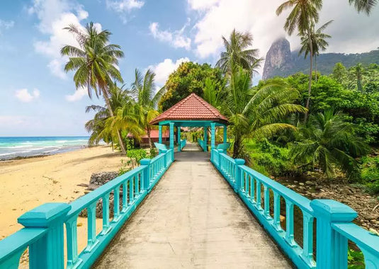 Colorful Bridge in Malaysia 1000 Piece Jigsaw Puzzle by Ravensburger