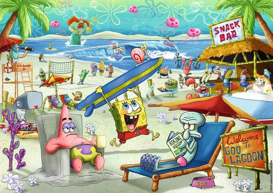 Spongebob 1000 Piece Jigsaw Puzzle by Ravensburger