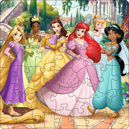 WOOD: Enchanting Disney Princesses 44 Piece Jigsaw Puzzle by Ravensburger