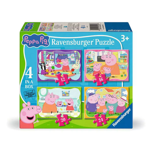 Peppa Pig 12, 16, 20, 24 Piece Jigsaw Puzzles by Ravensburger - 1