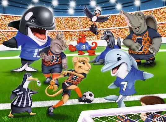 Soccer Field Flair 150 Piece Jigsaw Puzzle by Ravensburger - 2