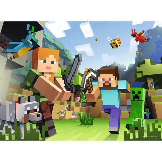 Minecraft 100 Piece Jigsaw Puzzle by Ravensburger - 2