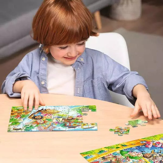Amusement Park 2x24 Piece Jigsaw Puzzle by Ravensburger