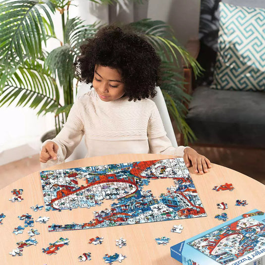 Winter Sports Stadium 200 Piece Jigsaw Puzzle by Ravensburger