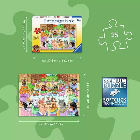 Barn Party 35 Piece Jigsaw Puzzle by Ravensburger