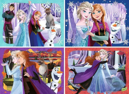 Disney Frozen 4x100 Piece Jigsaw Puzzle by Ravensburger