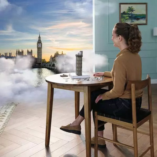 Iconics 3D Big Ben Night Ed 216 Piece Jigsaw Puzzle by Ravensburger