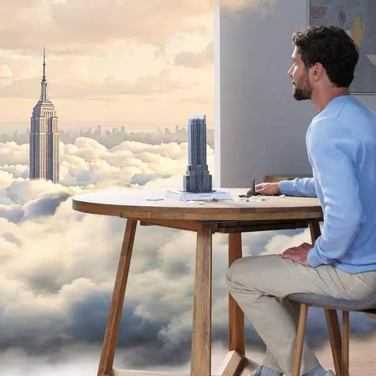 Iconics 3D Empire State Building Night Ed. 216 Piece 3D Jigsaw Puzzle by Ravensburger