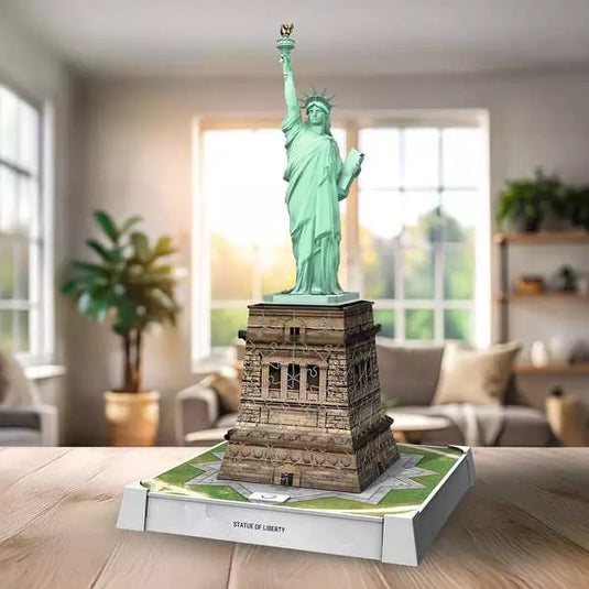 Iconics 3D Statue of Liberty Night Ed. 108 Piece 3D Jigsaw Puzzle by Ravensburger