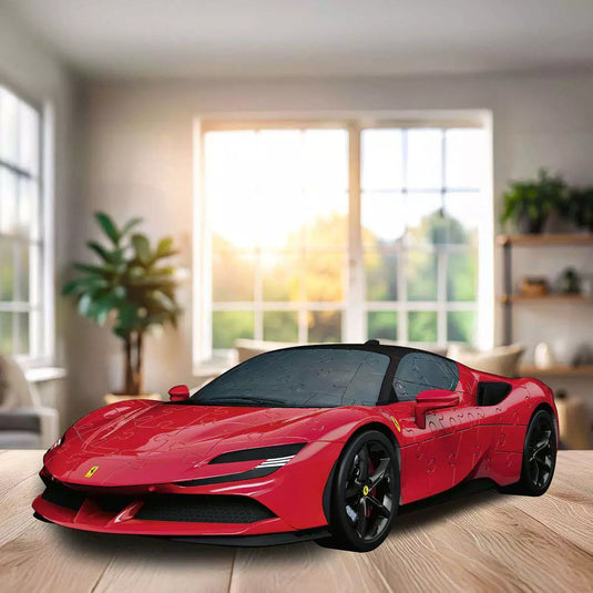 3D Iconics Ferrari SF90 Stradale 108 Piece Jigsaw Puzzle by Ravensburger