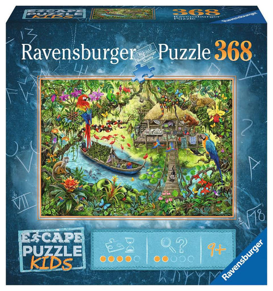 Escape Puzzle Kids: Jungle 368 Piece Jigsaw Puzzle by Ravensburger - 2