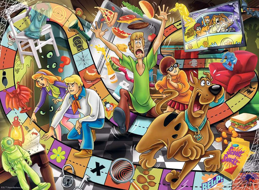 Scooby Doo Haunted Game 200 Piece Jigsaw Puzzle by Ravensburger - 2