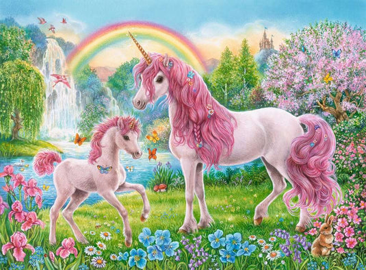 Magical Unicorns 100 Pieces + Coloring Book by Ravensburger - 2