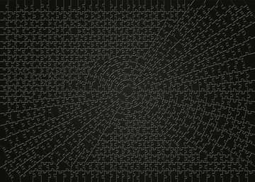 Krypt Black 736 Piece Jigsaw Puzzle by Ravensburger