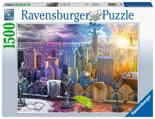 Seasons of New York 1500 piece Jigsaw Puzzle by Ravensburger