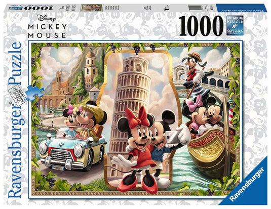 Disney Mickey Mouse: Vacation Mickey and Minnie 1000 piece Jigsaw Puzzle by Ravensburger