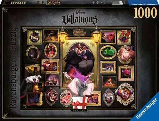 Disney Villainous: Ratigan 1000 Piece Jigsaw Puzzle by Ravensburger