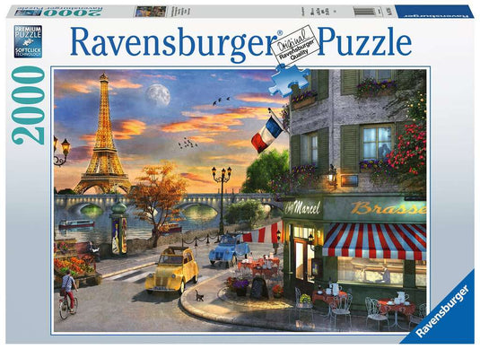 Paris Sunset 2000 Piece Jigsaw Puzzle by Ravensburger - 2