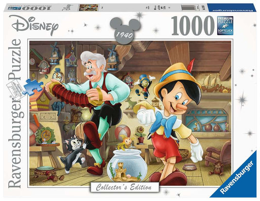 Disney Collector's Edition: Pinocchio 1000 Piece Jigsaw Puzzle by Ravensburger - 2