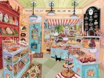 Corner Bakery Large Format 750 Piece Jigsaw Puzzle by Ravensburger