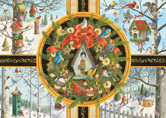 Christmas Songbirds 500 piece LF Jigsaw Puzzle by Ravensburger
