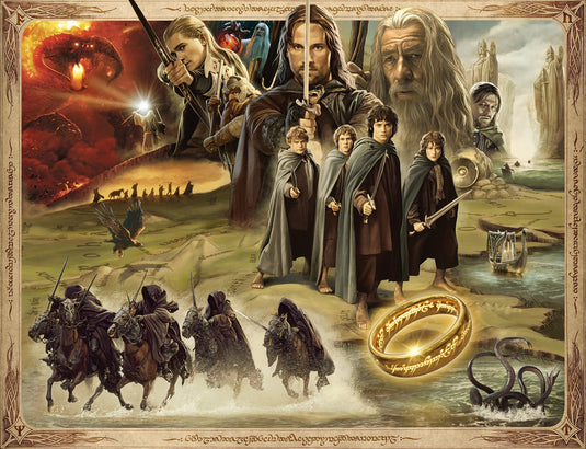 Lord of the Rings: The Fellowship of the Ring 2000 Piece Jigsaw Puzzle by Ravensburger - 1