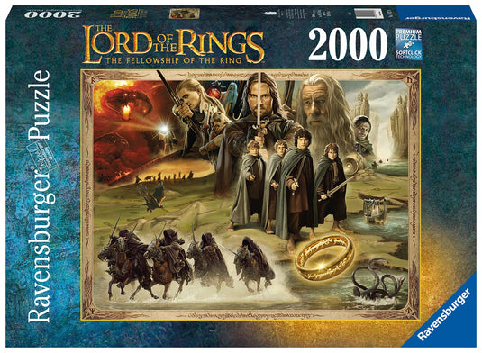Lord of the Rings: The Fellowship of the Ring 2000 Piece Jigsaw Puzzle by Ravensburger - 3