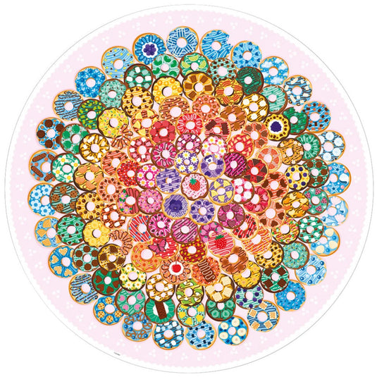 Circle of Colours: Doughnuts 500 Piece Jigsaw Puzzle by Ravensburger - 1