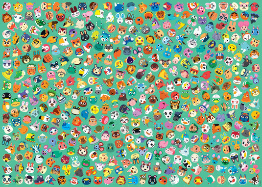 Challenge: Animal Crossing 1000 Piece Jigsaw Puzzle by Ravensburger - 1