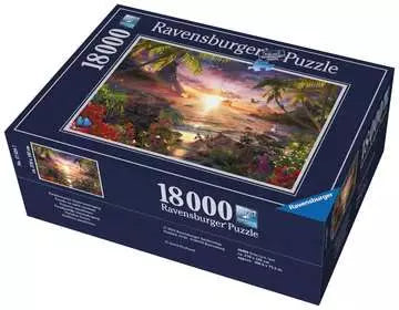 Paradise Sunset 18000 Piece Jigsaw Puzzle by Ravensburger - 3