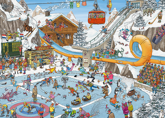 Winter Games 1000 Piece Jigsaw Puzzle by Jumbo