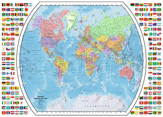 Political World Map 1000 Piece Jigsaw Puzzle - 2