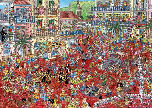 La Tomatina 1000 Piece Jigsaw Puzzle by Jumbo