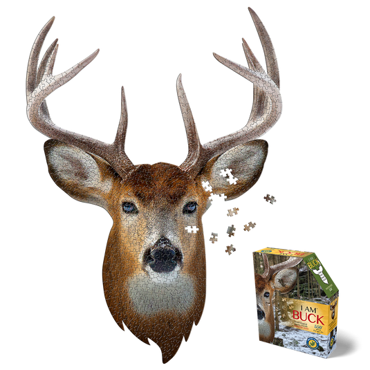 I Am Buck 550 Piece Puzzle by Madd Capp Main Puzzle